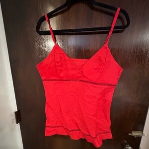Bundle 3 for $15. Vintage Allure V-Neck Linen Spaghetti Strap Camisole. Size M.